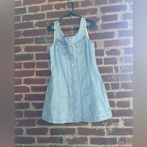 Denim skater dress